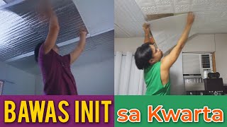 DIY Room Insulation with 3d Wallpaper | Bawas init maganda pa tingnan #JoeItYourselfVlog screenshot 1