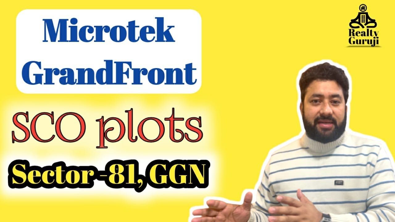 New SCO plots launch || Microtek Grand Front || sector 81 Gurgaon - YouTube