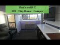 DIY - RV - Rig  - Tiny House - Custom Camper - he made this from scratch!?