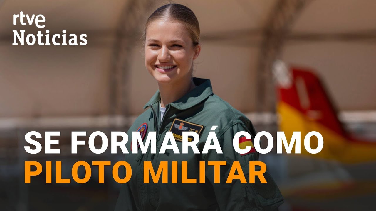 PRINCESA LEONOR: Inicia en la ACADEMIA GENERAL del AIRE su último CURSO de FORMACIÓN MILITAR | RTVE