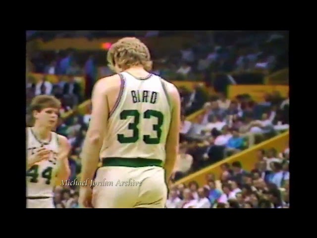 Michael Jordan 48 PTS vs Larry BIRD 37 PTS Big DUEL in 1987! Larry