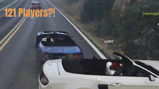 121 Players In A Gfred vs derfG?! - GTA 5 More Gfreds #4