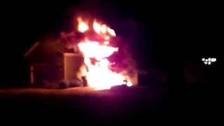 Fireworks go bad, light Daybreak home on fire