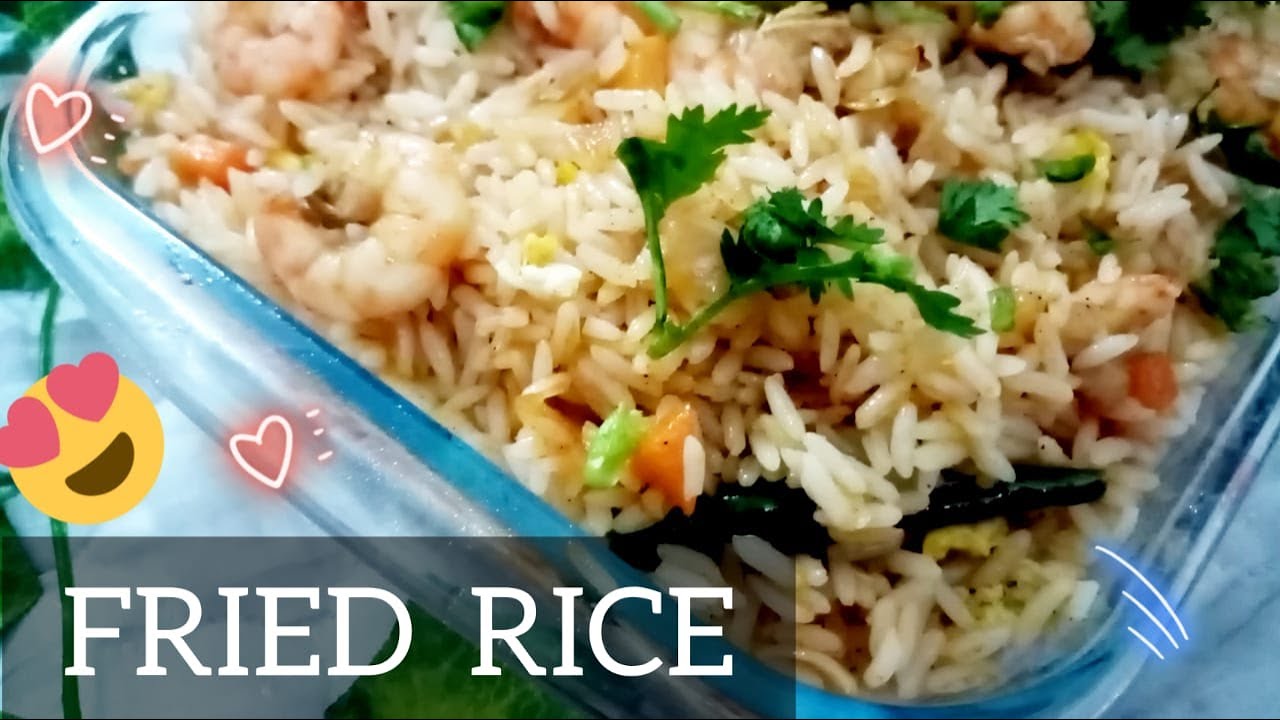 Chinese Fried Rice recipe।।Shrimp Fried rice।।Restaurant style fried