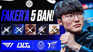 FAKER İÇİN 5 MID ÇARI BANLANDI | T1 vs BLG  G2 vs PSG MSI 2024 CANLI ANALİZ