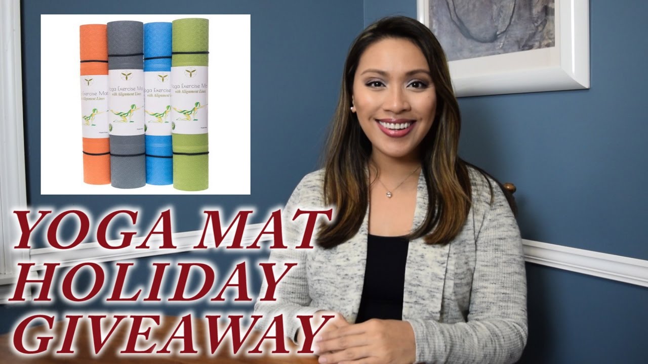 HOLIDAY GIVEAWAY Free Yoga Mat (CLOSED) YouTube