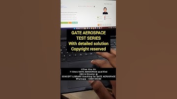 Test series with solution for GATE Aerospace Engineering by Concept library coaching Viru sir IITian