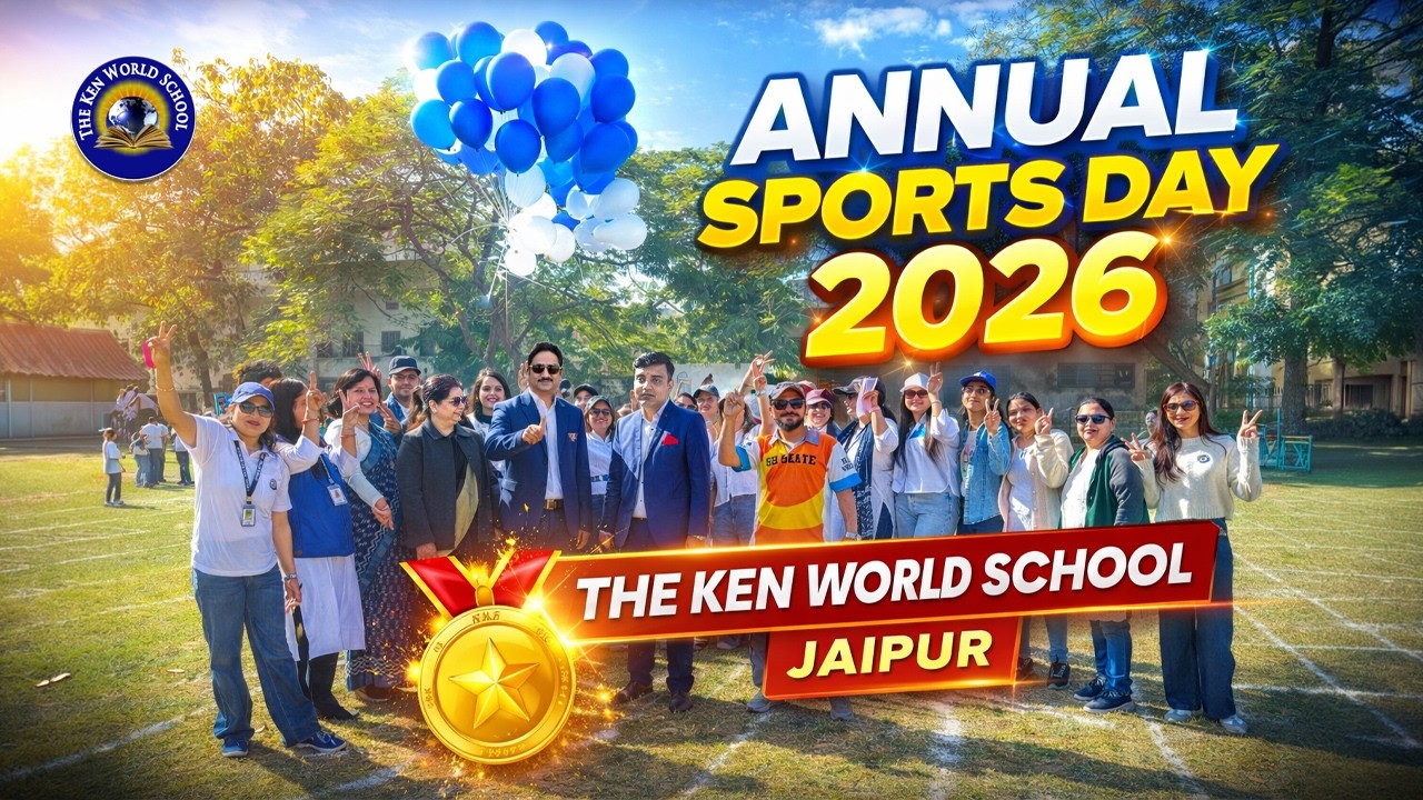 Ежегодный спортивный день 2026 | Школа Ken World, Джайпур | Полный обзор мероприятия 🏅