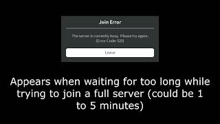 Every Roblox error explained