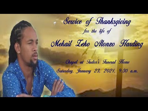 The Funeral Service For Mekail Harding