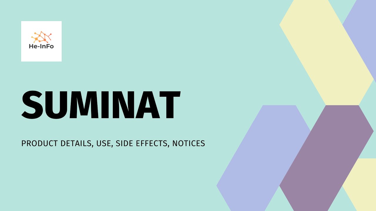 #SUMINAT| Uses, composition, side effects and product details| SUMATRIPTAN