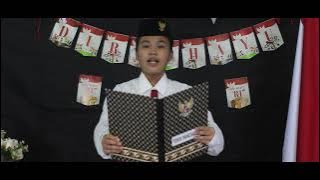 Peserta Lomba Membaca Teks Pancasila | Zulaikha Ersya