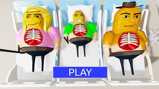 GEGAGEDIGEDAGEDAGO FAMILY HOSPITAL OPERATION BARRY'S PRISON RUN Roblox - All Bosses Battle #roblox