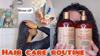 HAIR CARE ROUTINE /  HAIR WASH DAY ROUTINE