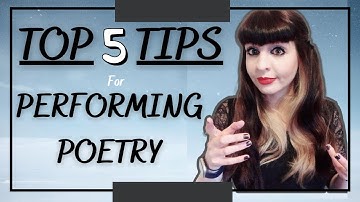 Top 5 Tips For Performing Spoken Word Poetry - HOW TO perform for beginners