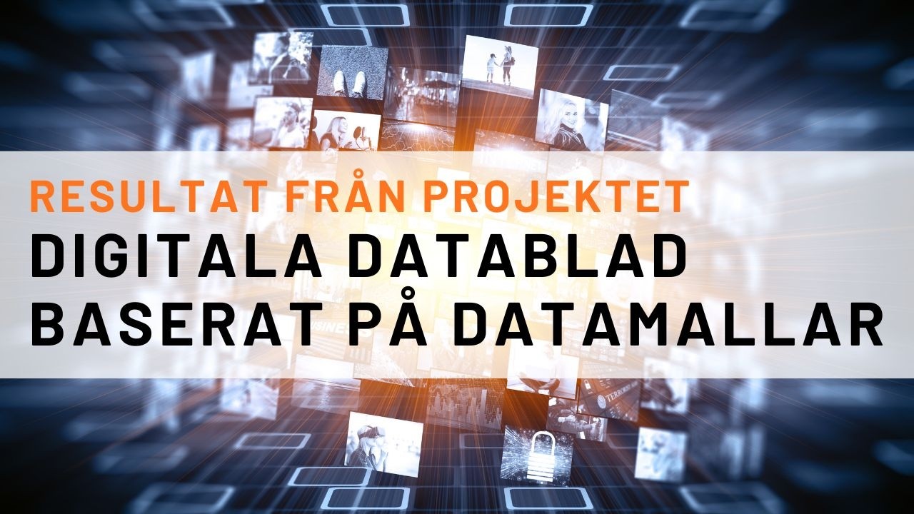 Digitala datablad baserat på datamallar, resultat från projeket - YouTube