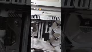PC Builder experiences a Huge Leak 💦 when Watercooling 😳 #shorts