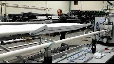 UPVC Column Pipe  Threading Machine