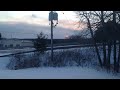 Arctic sunset through lake clouds at NWS Binghamton 2/13/16