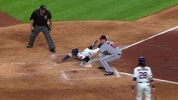MIN@HOU: Springer comes in to score on a wild pitch