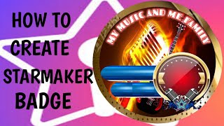 HOW TO CREATE BADGE FOR STARMAKER | TAGALOG TUTORIAL | ROELYN VASQUEZ screenshot 3