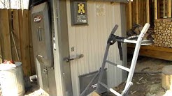 Pros and Cons to a outside wood boiler.