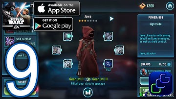 Star Wars Galaxy of Heroes Android iOS Walkthrough - Part 9 - Squad Cantina Battles 1-3