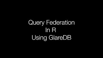 Query Federation in R