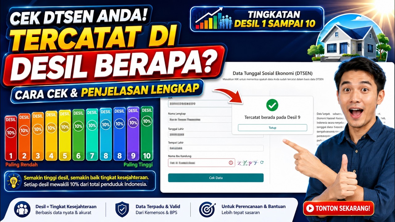 Cara Cek Status Desil Kita Secara Online Terbaru 2026 |… — Transcript
