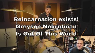 Drummer reacts to Greyson Nekrutman - Caravan DRUMEO Performance