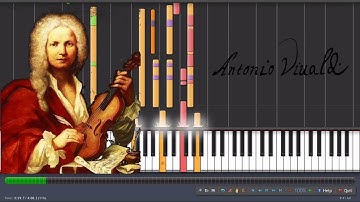 Vivaldi - Spring 1st  movement - hard Piano tutorial