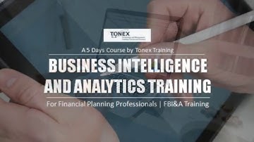 Business Intelligence and Analytics FBI&A Training  - Tonex Training