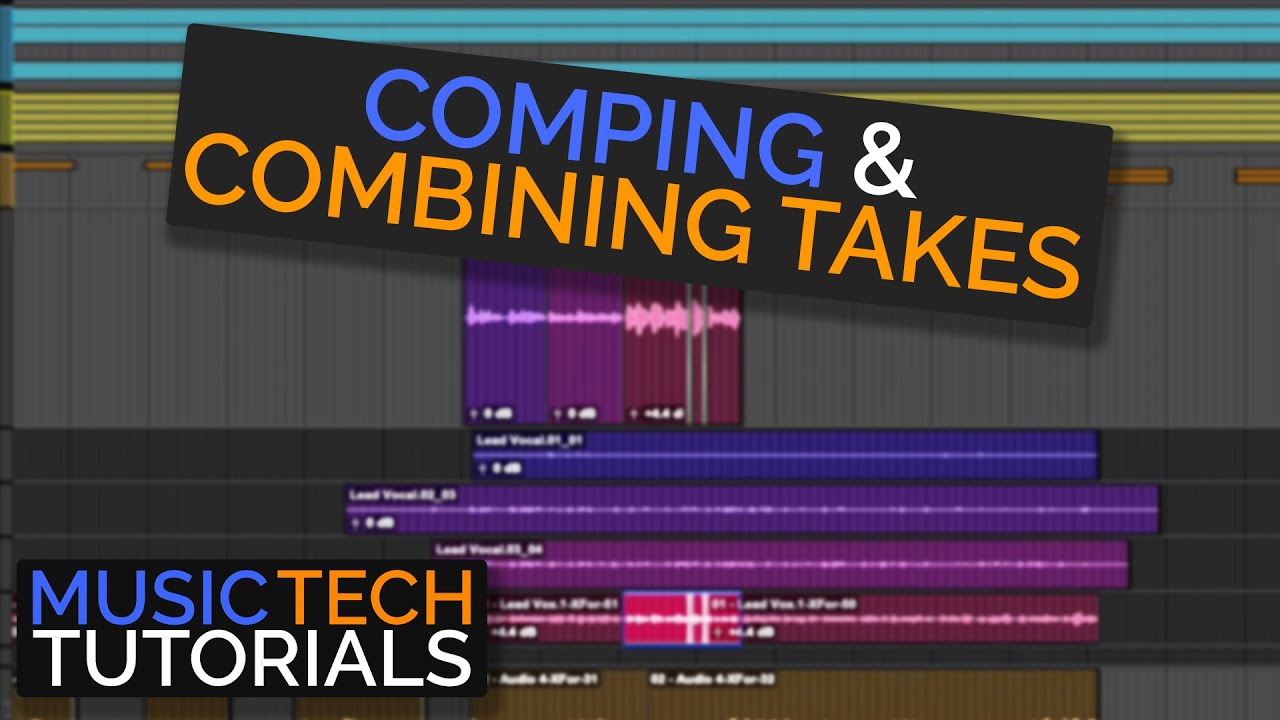Comping in Pro Tools [Combining takes!] - YouTube