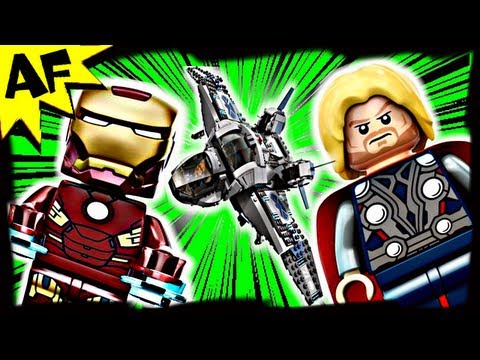 Avengers QUINJET AERIAL BATTLE 6869 Lego Marvel Super Heroes Animated Building Review