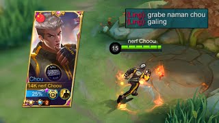 TOP GLOBAL CHOU NO SKIN GAMEPLAY !!!