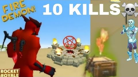 Rocket Royale - Fire Demon Event (10 Kills)- Gameplay #13