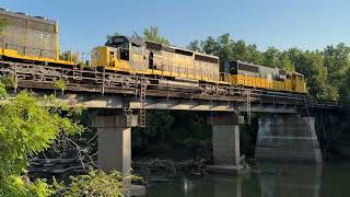 SKOL Train crossing Caney River in Bartlesville