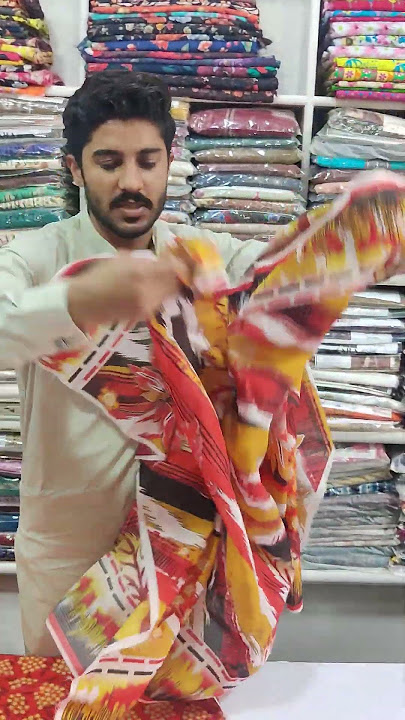 PRINT LAWN DORIA #03002088371 #fabrics #dahranwala #binsaeed #lawn