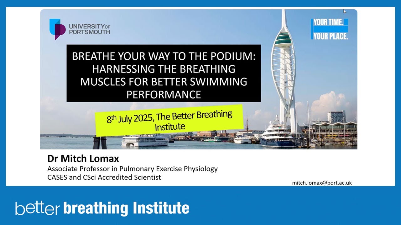 Harness Breathing Muscles for Better Swim Performance | Dr Mitch Lomax | Better Breathing Institute