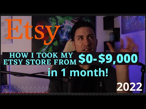 How I got $9000 in sales in only ONE MONTH- Things I wish I knew before i started Etsy