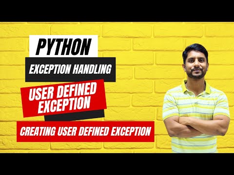 User Defined Exception in Python | Explanation | Program | In Hindi
