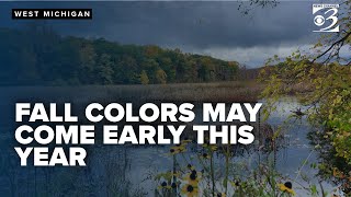 Soil moisture trends suggest West Michigan's peak fall colors may arrive earlier this year