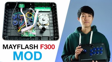 Mayflash F300 Mod Upgrade - Sanwa JLF and Button