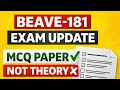 BEAVE-181 Exam Update 🔥 | MCQ Paper Confirmed | Environmental Studies | IGNOU