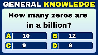 50 General Knowledge Questions to Test How Smart You Are! #challenge 08