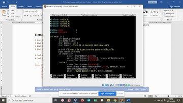 T1 Programación Multiproceso V5. Comunicación procesos emparejados.