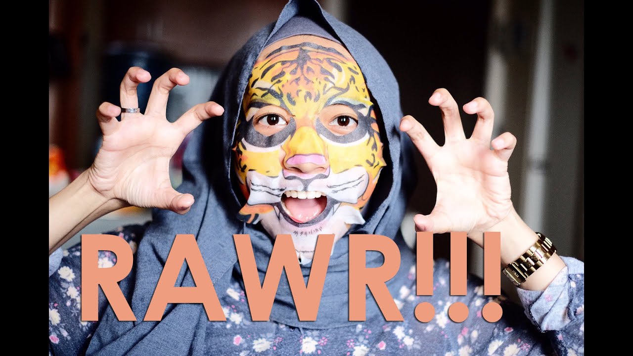 SKIN CARE ROUTINE? // REVIEW ANIMAL FACE MASK YouTube