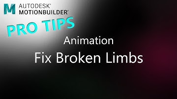 MotionBuilder ProTips - Animation - Fix Broken Limbs