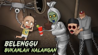 Dibelenggu! Hantu Masih Godain Manusia! ft. Upin Ipin #HORORKOMEDI|  Kartun Lucu, Kartun Hantu