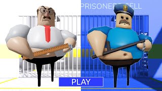 Teacher vs Police BARRY'S PRISON RUN GREAT SCHOOL BREAKOUT Obby New Update Roblox All Bosses #roblox